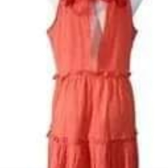 Happy Nation peach halter dress. - Picture 2 of 4